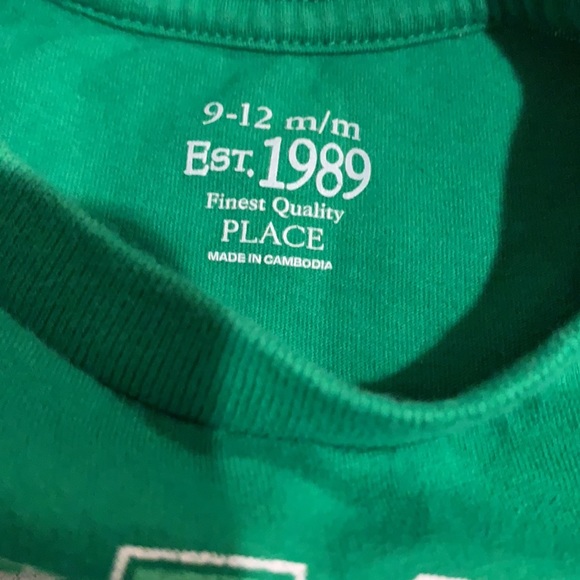 TCP Irish ☘️ green graphic tshirt baby 6-9 mths - Picture 4 of 4